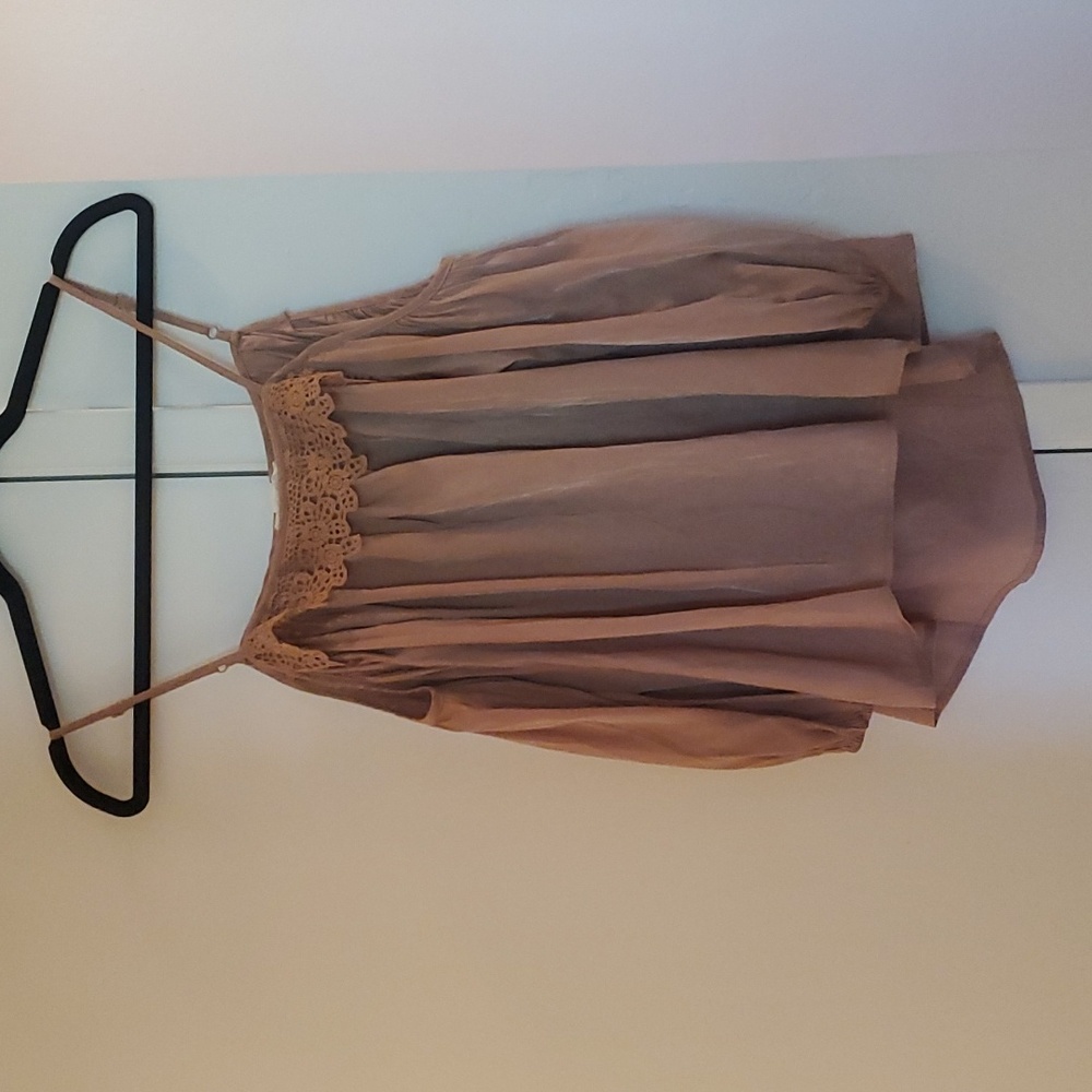 Pink Small Stylish Top Free Shoulder
